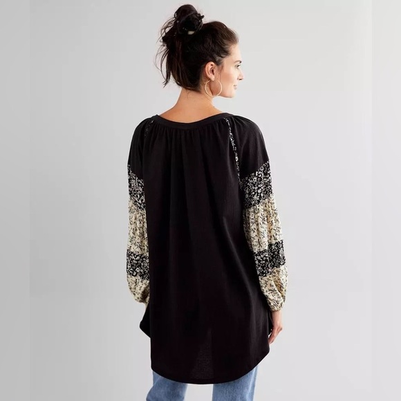 Gimmicks Pieced Lace-Up Top - Picture 3 of 8